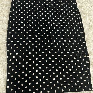 Black and White Pencil Skirt for Work